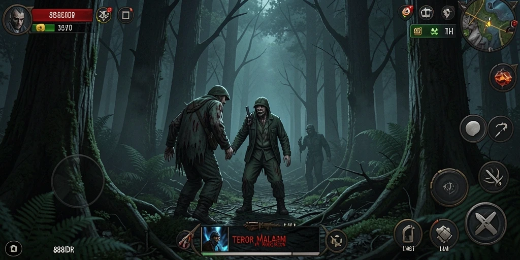 Gameplay seru dan menegangkan di 888IDR dengan suasana mencekam.
