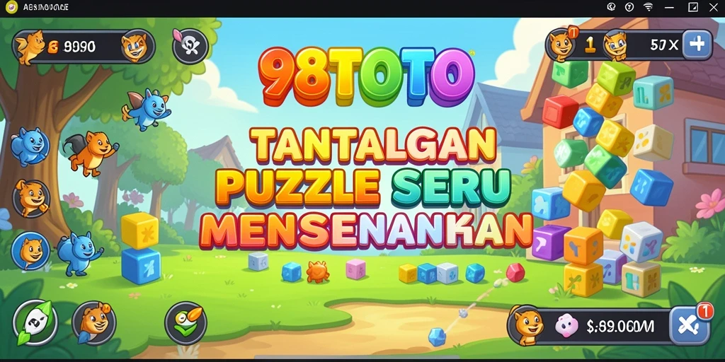 Tampilan gameplay seru di 98TOTO dengan berbagai puzzle menantang.