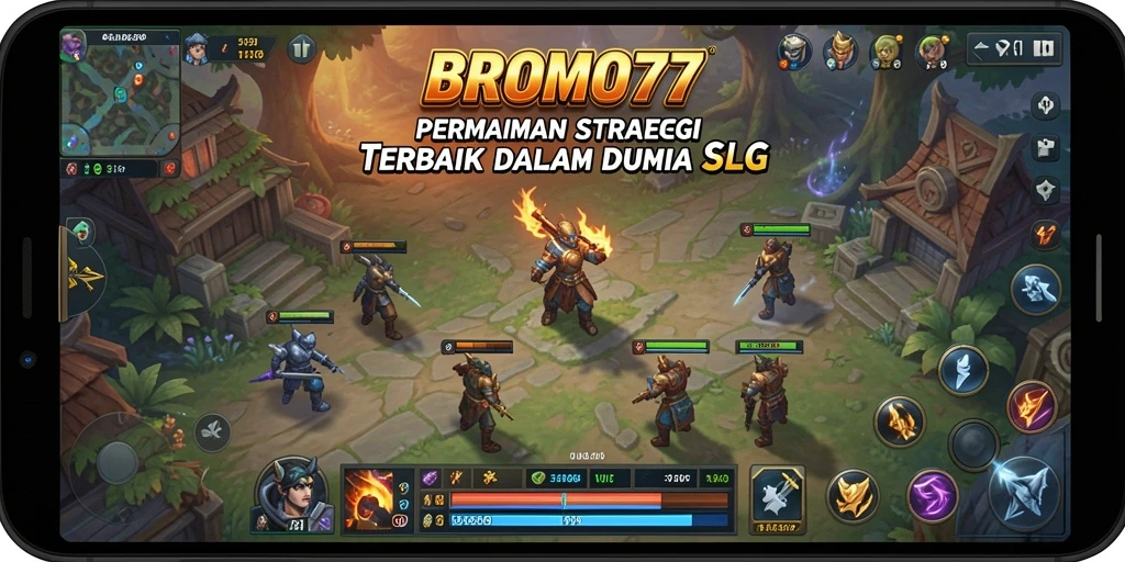 Tampilan permainan BROMO77 dengan grafis menarik dan aksi SLG.