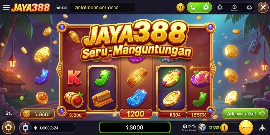 Tampilan menarik dari gameplay slot di JAYA388.