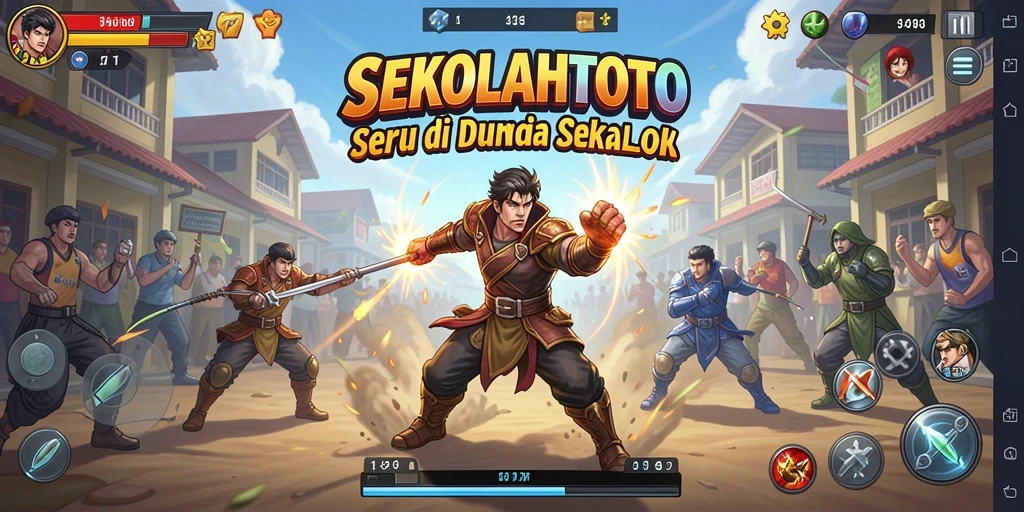 Tampilan menarik dari pertarungan di SEKOLAHTOTO.